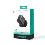 JOYROOM JR-TCG13 45W GaN USB-C Charger in black, featuring a compact design and fast charging capabilities with USB-C port for various devices.