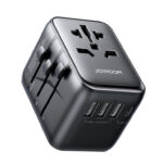 JOYROOM JR-TCW02 Universal Travel Adapter with multiple USB ports and global plug compatibility for worldwide charging.