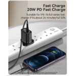 YC43 20W Fast Charging Home Charger(TC + Lightning