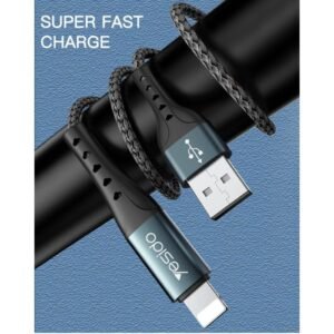 CA62 1.2m Aluminum Alloy Nylon Braided Fast Charging Data Cable