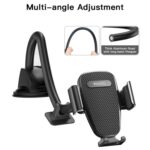 Car Dashboard Windshield Suction Phone Clamp Holder