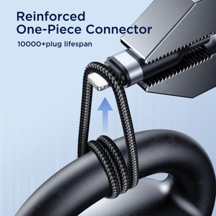 JOYROOM A18 3.5A USB to Dual 8 Pin+USB-C/Type-C+Micro USB 4 in 1 Data Cable, Length: 1.2m(Black) - Image 5