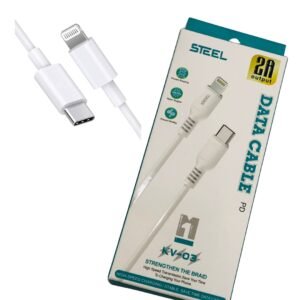 Steel Brand Durable Fast Charging Data Cable – High-Speed & Tangle-Free