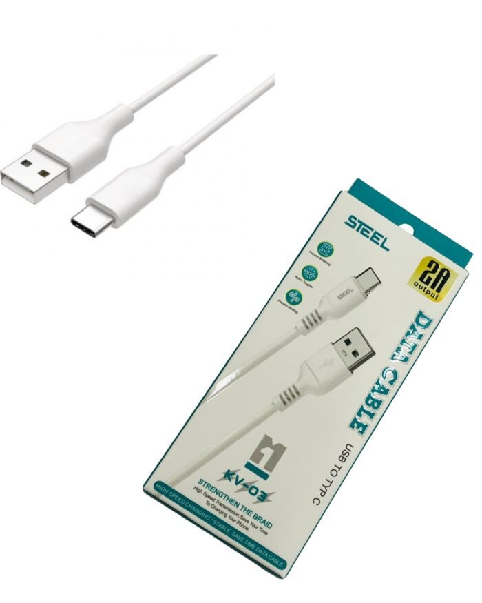 Steel Brand Durable Fast Charging Data Cable – High-Speed & Tangle-Free - Image 6