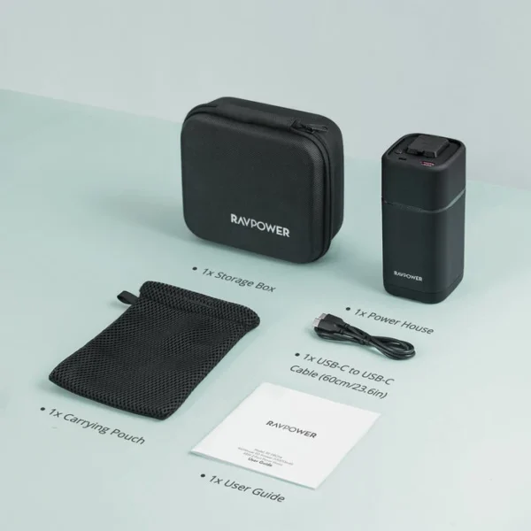RAVPower 20000mAh PD Pioneer AC Portable Charger & Power Bank