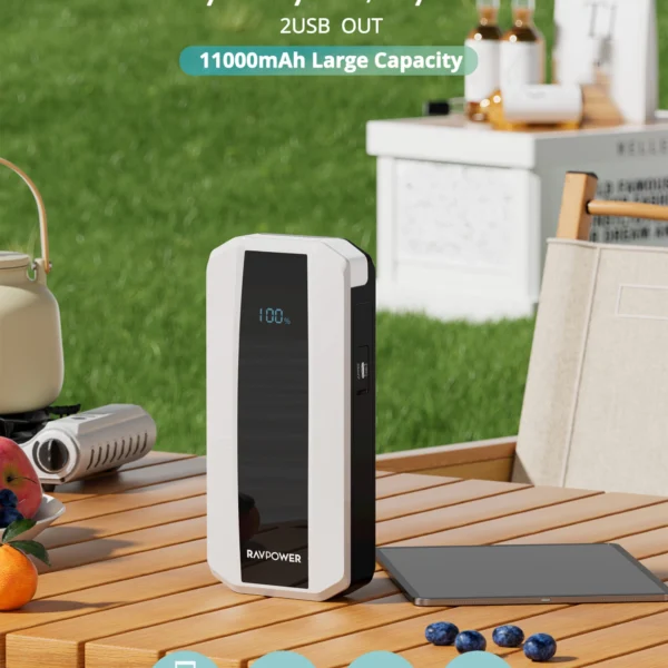 RAV Power 11000mAh (40.7Wh) Jump Starter