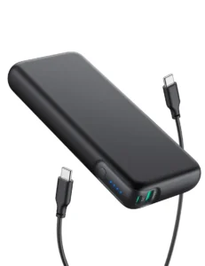 The RAVPower RP-PB201 PD Pioneer 20000mAh 60W 2-Port Portable Charger in black